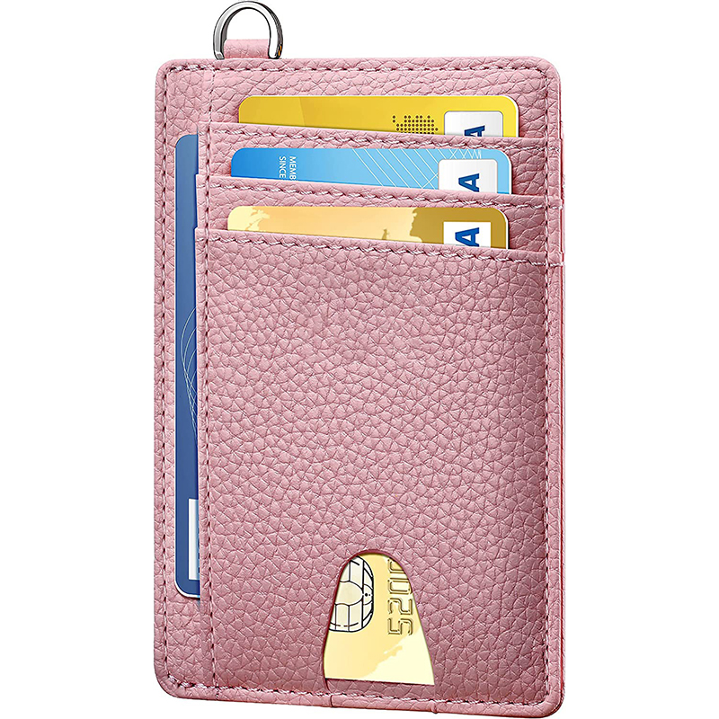 Custom Logo Genuine Crocodile Saffiano Pu Leather Credit Card Holder Business Wallet