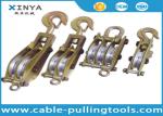 Round Eye Type 3T Three Wheels Wire Rope Pulley Blocks Made of Steel
