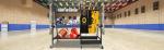 Metal Garage Ball Rack Rolling Sports Equipment Storage Organizer With Baskets