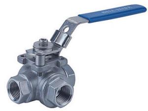 China PN63 Pressure Trunnion Ball Valve 1/2&quot; - 2&quot; Size With Locking Device Blow - Out Proof Stem wholesale