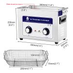 Durable 80w 4.5 L Ultrasonic Cleaner For Hardware Gun Car Parts Fishing Reel