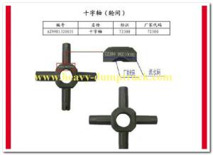 China 1.39kg Number AZ9981320031 joint cross Spare Parts For Trucks wholesale