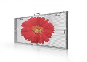 China Small Pitch  P3.75 See Through Led Screens , Indoor Glass Wall Led Display 3mm wholesale