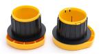 1 Pair Of Hand Wrapping Stretch Wrap Dispensers Fit For Any 3 Inch 76mm Core