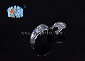 China Malleable Iron Pipe Clamp , IMC Conduit And Fittings One Hole Conduit Strap wholesale