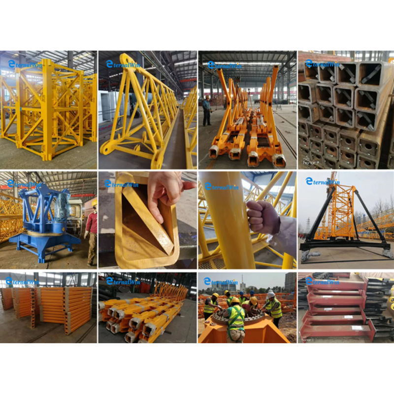 6 Tons 8 Tons 10 Tons Mobile Tower Crane Fixed Tower Crane