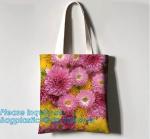 100% organic cotton handle shopping bag,06-12 OZ canvas fashion tote custom long