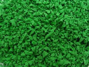 China Green Color 60A Rice Shape EPDM Rubber Granules wholesale