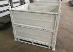 OEM Storage Stillage Box Metal Pallet Container Powder Coated Finish