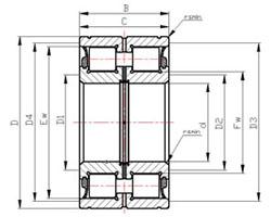 China SL series SL04...PP Series Cylindrical Roller Bearings SL04150-PP wholesale