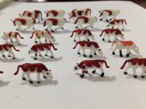 China ABS plastic animals cows,horse and sheep on the farm wholesale