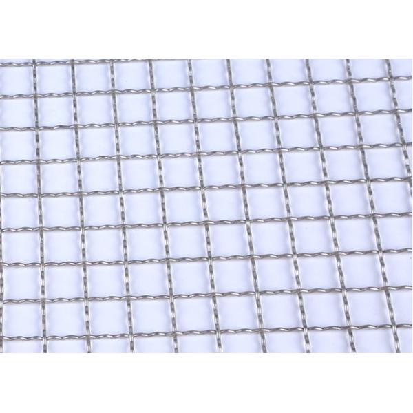 Crimped Stainless Steel Woven Wire Mesh Screen Barbecue Grill Mesh Anti Corrosive