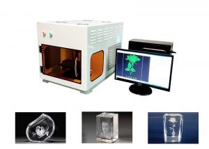 China CKD 3D Crystal Laser Engraving Machine For Glass / Crystal As Gift Of Festival wholesale