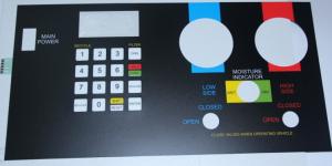 China Custom PC Silicone Rubber Membrane Switch Keypad Touch Panel Sticker wholesale
