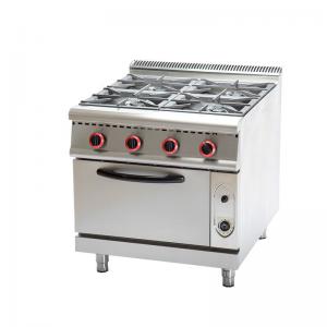 China Portable Gas Range Cooker with 4 Burner Stove and Multifunctional Stainless Steel Oven wholesale