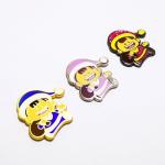 30x30mm Christmas Metal Crafts Zinc Alloy Lapel Pin Die Casting Process