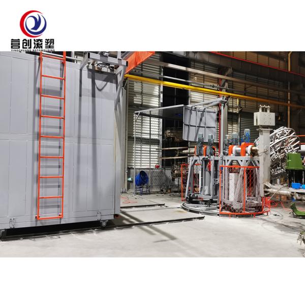 Plastic Bucket Rotational Molding Equipment / Oven Water Tank Manufacturing