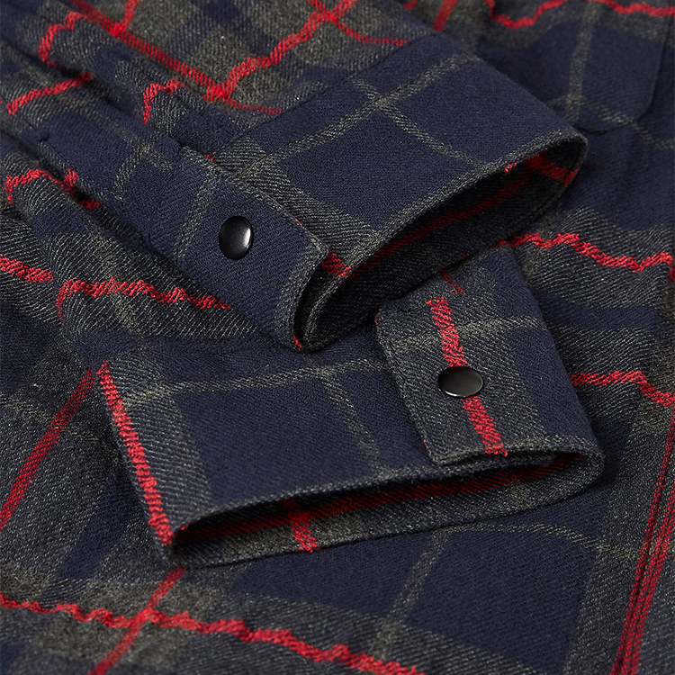 Autumn Cotton Plaid Mens Fashion Casual Shirts Long Sleeve Streetwear Shirts