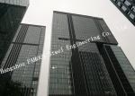 Double Silver Low E Coating Film Glazed Stick Built System Glass FaçAde Curtain