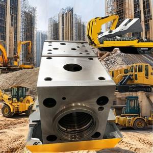 China Bucket Type Silver 20CrMo Hydraulic Breaker Cylinder Spare Parts For Excavator Crusher Hammer Industries From Manufacturing wholesale