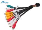 Vehicle Audio Cable Cord RCA CD Car Wire Harness 7/0.127 Bare Copper RCA Male
