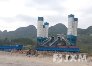 China Construction Works 90m3h Batching Cement Mixing Plant wholesale