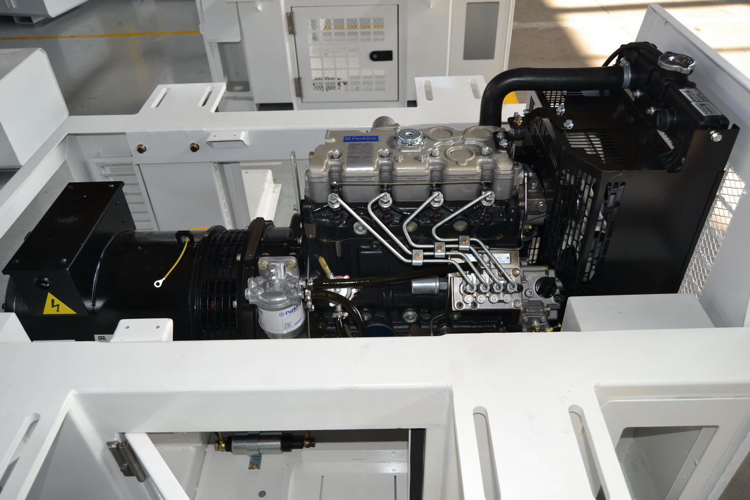 Underslung Genset For Reefer Container Generator 15kw Perkins Chinese Engine 230V
