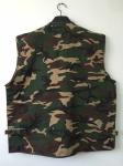 Mens classic vest, waistcoat, camo vest in T/C 80/20 fabric, 030M camouflage