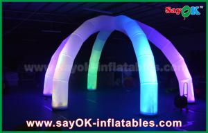 China Arch For Wedding DIA 5m LED Light Archway Inflatable Arch With 6 Legs Multicolor Nylon Cloth wholesale