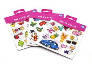 China Custom Logo Stickers Dry Transfer Temporary Custom Tattoo Stickers 4 * 5.8 Cm Size For Clothes wholesale