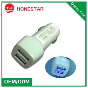 China very fashion 5V 3.1A  dual USB car charger for iPhone wholesale