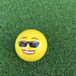 logo golf ball , emoji ball , smile golf ball , gift golf ball , cute golf ball