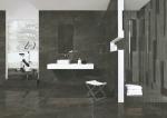 Glazed Textured Porcelain Floor Tile , Indoor Outdoor Porcelain Tiles