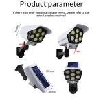 IP65 Bullet Type Fake CCTV Camera With Real Red Flashing Light