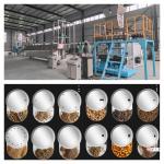 Automatic Single Screw Feed Extruder Shrimp Fish Food Extruder Machine