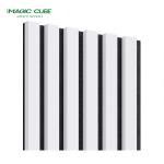 2400*600*21 mm White Slat Wooden Acoustic Panel for Interior Wall Veneer
