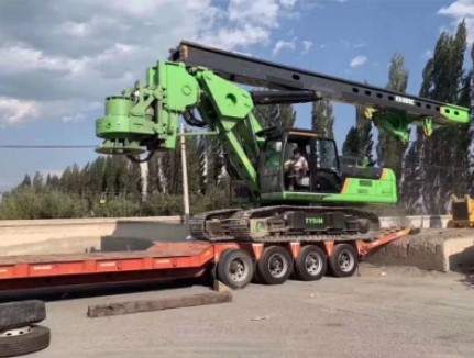 Excavator Drilling Machine Piling Rig Cat Chassis Augers Specification KR220C.