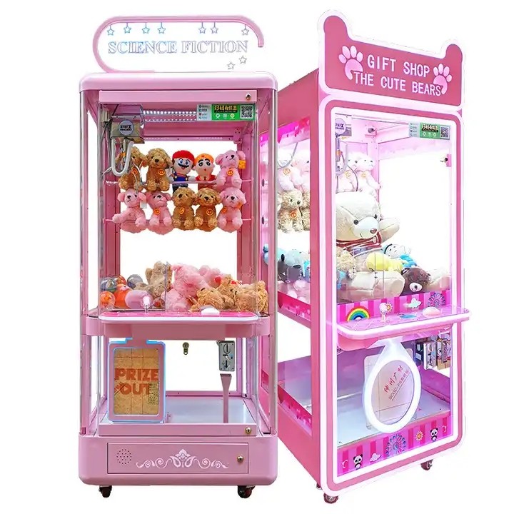 Amusement Game Center Toy Machine Vending Claw Machine 80KG Weight Capacity Limit