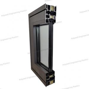 China Thermal Break Strips Aluminum Folding System Windows Super Hardness Double Glazed wholesale