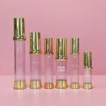 Luxury 15ml 30ml 50ml Airless Pump Bottles UV Plating Surface Wear Resistance
