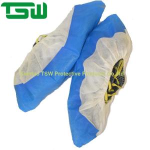 China Personal Care Disposable Nonwoven Shoe Cover With CPE Sole wholesale