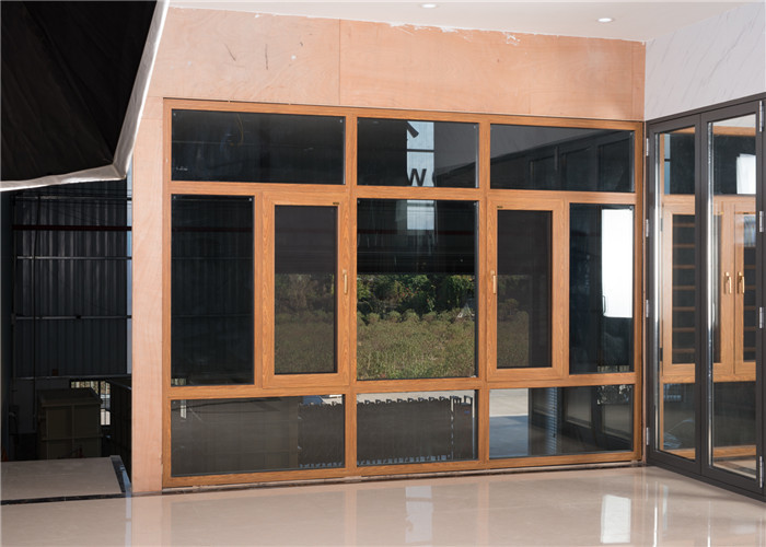 Residential Aluminum Tilt And Turn Windows Powder Coating Elegant Functional