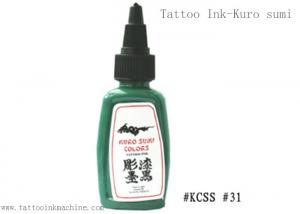 China Kuro Sumi 1OZ Eternal Tattoo Ink Green Color For Body Tattooing wholesale