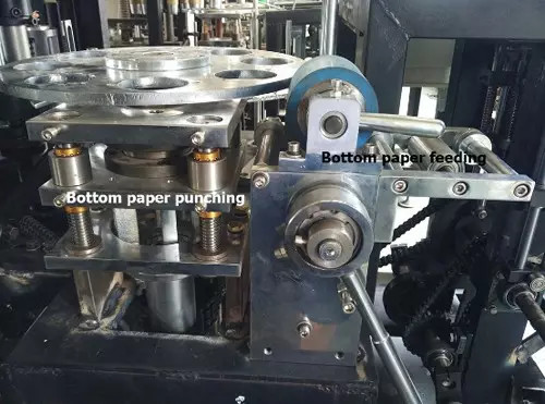 100mm Paper Cup Making Machines Free Spare Parts Disposable Paper Cup Forming Machine