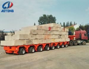 China Hydraulic Modular Trailer Manufactured by Ltd for Transporting Heavy Big Equipment wholesale