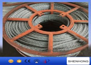 China 15mm Hexagon Galvanized Steel Wire Rope 12 Strands Anti Twisting wholesale
