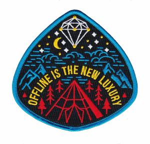 China Carved Policeman Official Custom Clothing Badges Sew On Iron On Badges wholesale