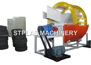 China High Output Double Shaft Shredder Machine For Car / Truck / Bus Tire Recycling wholesale