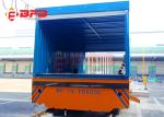20m/Min 1500T Load Steel Motorised Track Trolley