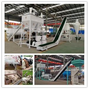 China Moisture Content Of Raw Materials ≤20% Pellet Feed Production Line With Performance wholesale